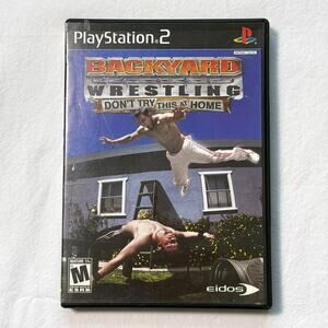 Backyard Wrestling Playstation PS2 Game Tested Working